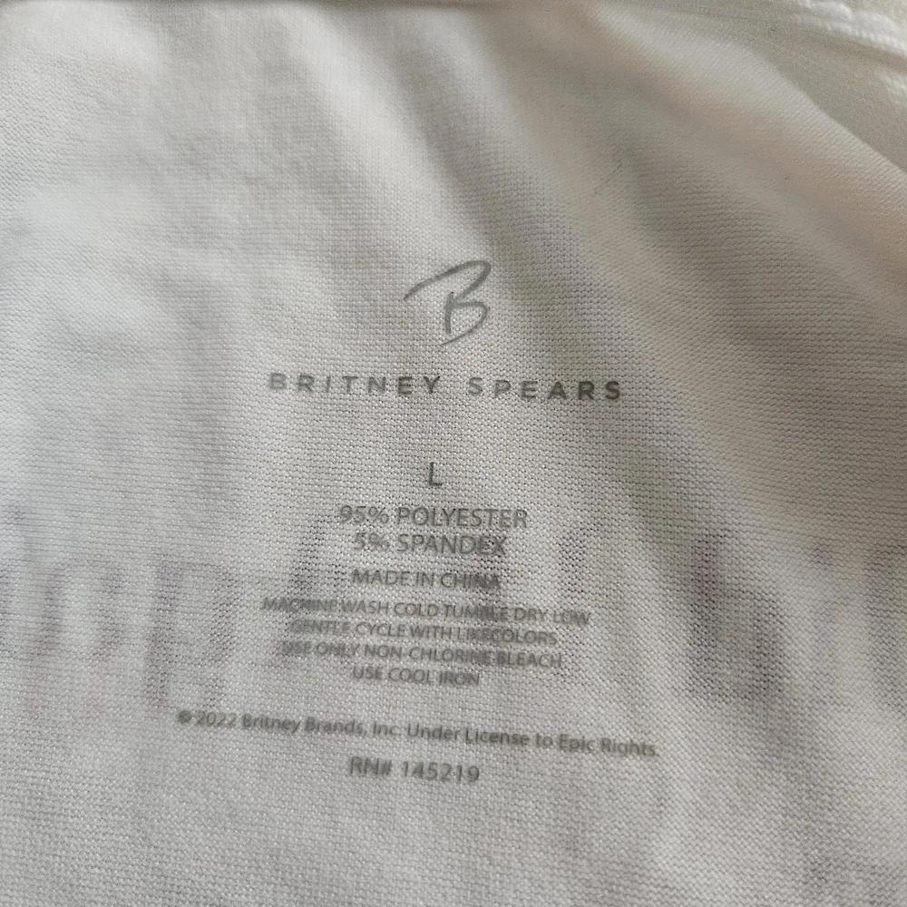 Britney Spears Oops I Did It Again Pajama Set NWT Large Young Britney Era Ws49 - Picture 7 of 7